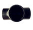 Pine Seamless DIN 2615 Pipe Tee Black Painting 48 Inch 3 Way Tee Fitting