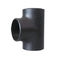 Pine Seamless DIN 2615 Pipe Tee Black Painting 48 Inch 3 Way Tee Fitting